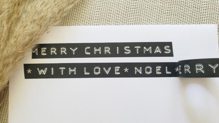 Washi Tape Weihnachten